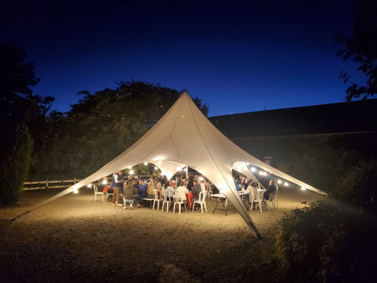 location guirlandes lumineuses guinguette pour réceptions, fêtes et mariages en Ille-et-Vilaine (35), Bretagne